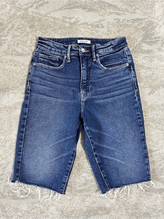 Good American Pants - Good American Bermuda Denim Shorts